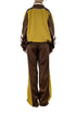 CYCLE LINE JERSEY PANTS -BROWN-